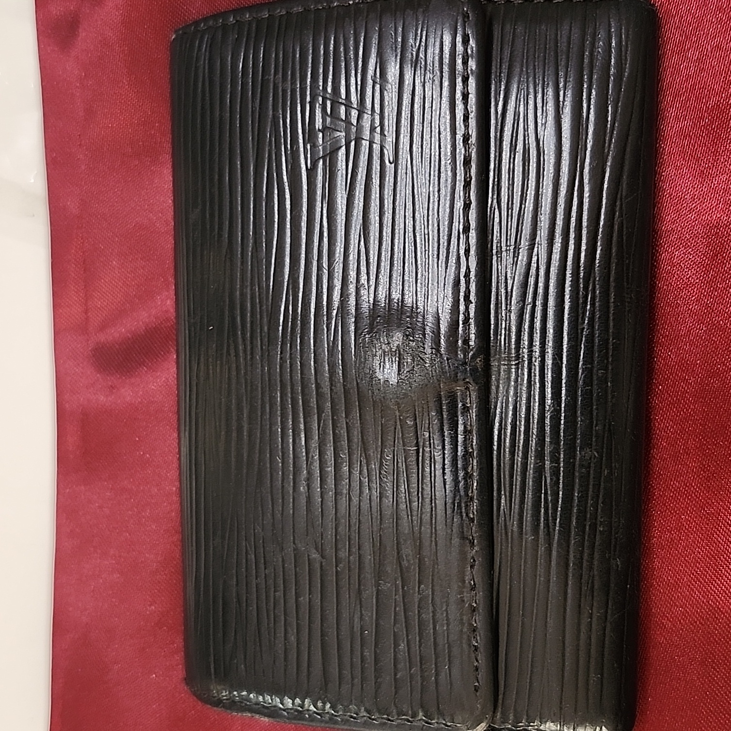 Louis Vuitton Black Epi Leather Keycase